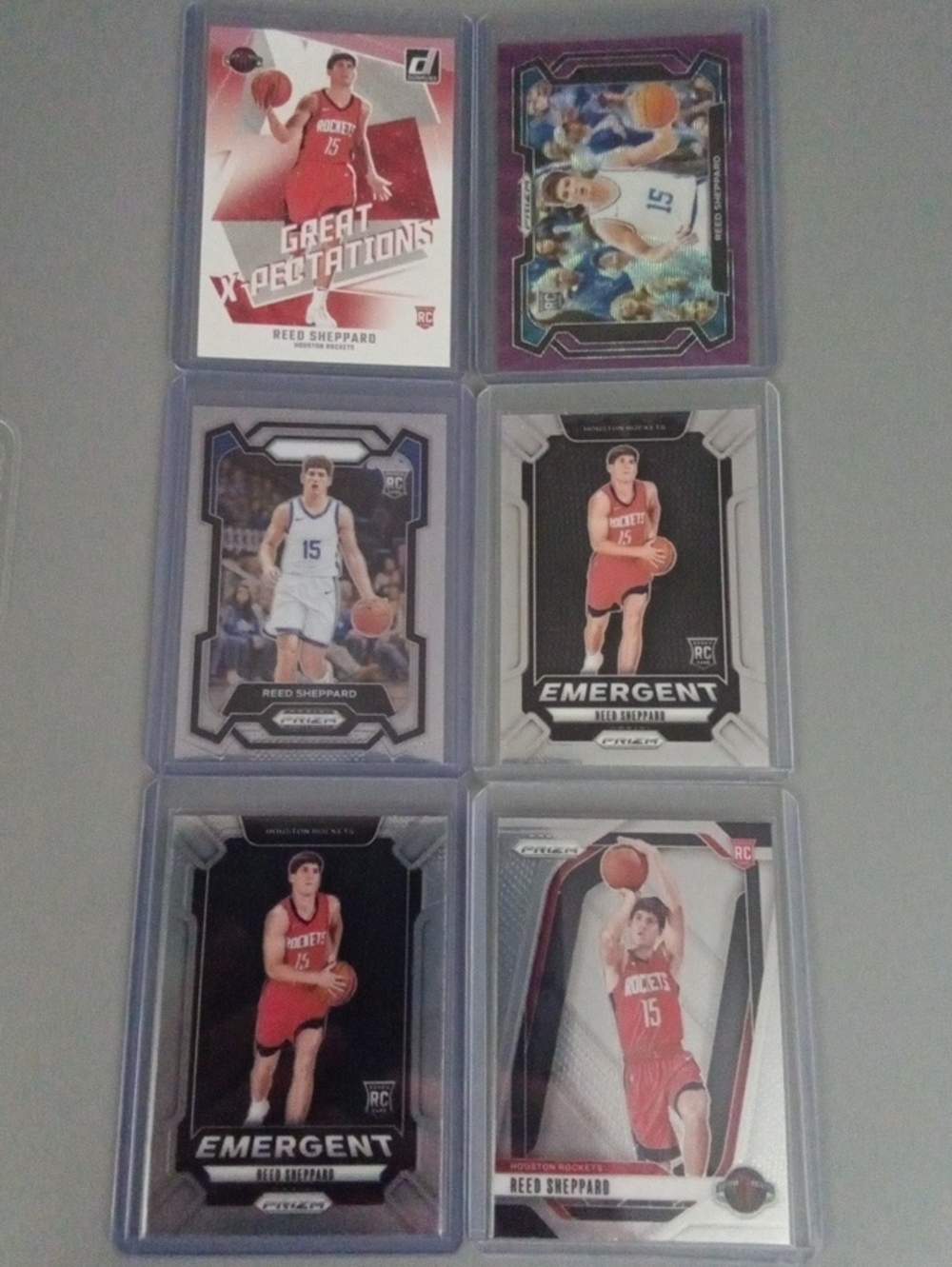 Panini Reed Sheppard Rookie Cards - Red Accents